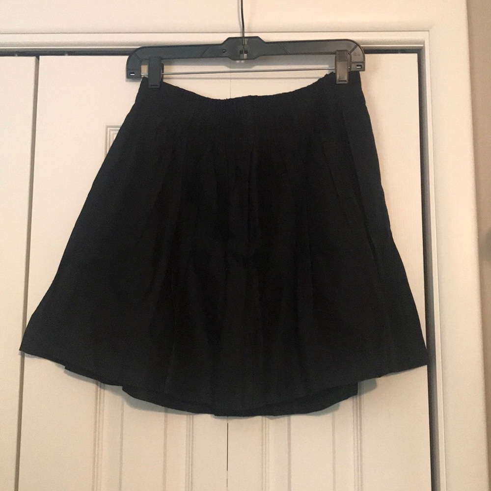 High waist mini skirt